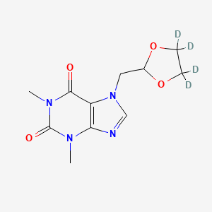 molecular formula C11H14N4O4 B12418633 Doxofylline-d4 