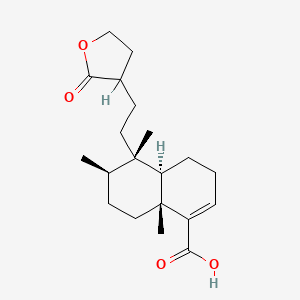 molecular formula C20H30O4 B1241869 Ballotenic acid 