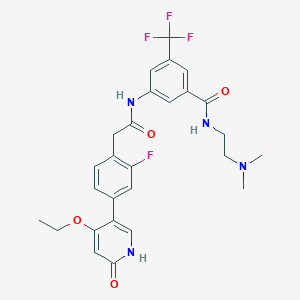 molecular formula C27H28F4N4O4 B12418699 Ret-IN-17 