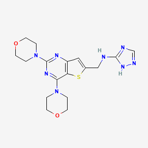 molecular formula C17H22N8O2S B12418722 PI3K|A-IN-7 