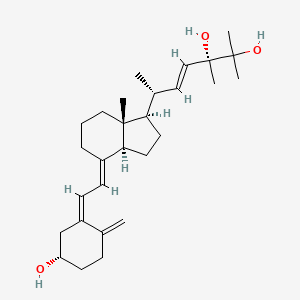 molecular formula C28H44O3 B1241873 (24R)-24,25-dihydroxyvitamin D2/(24R)-24,25-dihydroxyergocalciferol 