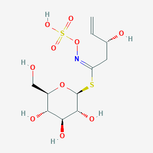 molecular formula C11H19NO10S2 B1241877 R-2-Hydroxy-3-butenyl glucosinolate 
