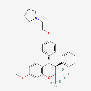 molecular formula C30H35NO3 B12418777 Centchroman-d6 