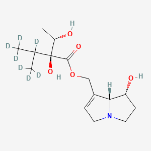 molecular formula C15H25NO5 B12418779 Lycopsamine-d7 