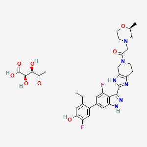molecular formula C33H38F2N6O8 B12418785 Jak-IN-17 