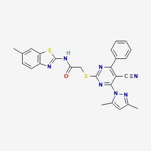 molecular formula C26H21N7OS2 B12418793 Egfr/her2/TS-IN-2 