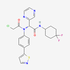 molecular formula C23H22ClF2N5O2S B12418797 INSCoV-601I(1) 