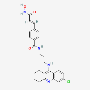 molecular formula C26H27ClN4O3 B12418837 AChE/HDAC-IN-1 