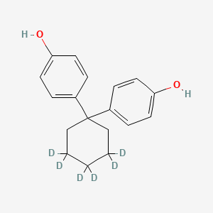 molecular formula C18H20O2 B12418849 Bisphenol Z-d6 