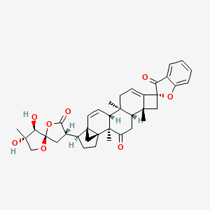 molecular formula C38H42O8 B12418857 Phainanoid A 