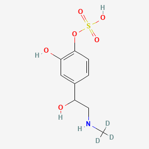 molecular formula C9H13NO6S B12418889 Epinephrine-d3 Sulfate 