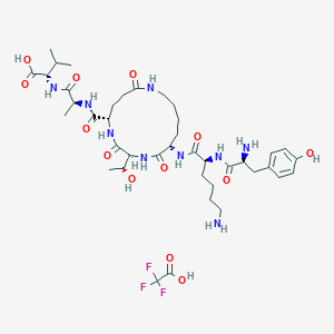 molecular formula C40H62F3N9O13 B12418910 PDZ1 Domain inhibitor peptide (TFA) 