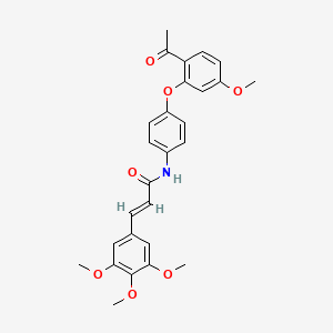 molecular formula C27H27NO7 B12418926 NF-kappaB/MAPK-IN-1 