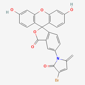 molecular formula C25H14BrNO6 B12419009 Br-5MP-Fluorescein 