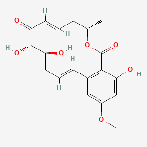 molecular formula C19H22O7 B1241908 (5E)-7-Oxozeaenol 