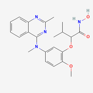molecular formula C22H26N4O4 B12419095 Microtubule destabilizing agent-1 