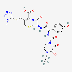 molecular formula C25H27N9O8S2 B12419135 Cefoperazone-d5 