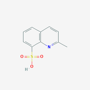 molecular formula C10H9NO3S B124192 2-Methylquinoline-8-sulfonic acid CAS No. 146257-38-7