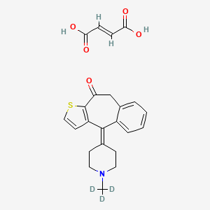 molecular formula C23H23NO5S B12419221 Ketotifen-d3 Fumarate 