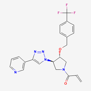 molecular formula C22H20F3N5O2 B12419236 Tead-IN-3 