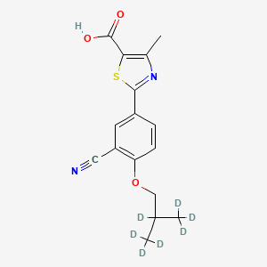 molecular formula C16H16N2O3S B12419239 Febuxostat-d7 