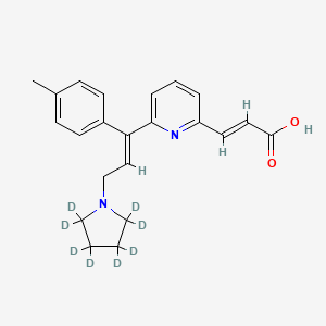 molecular formula C22H24N2O2 B12419265 Acrivastine-d8 