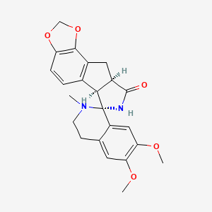 molecular formula C23H24N2O5 B12419294 Hyperectumine 