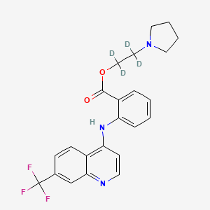 molecular formula C23H22F3N3O2 B12419349 Florifenine-d4 