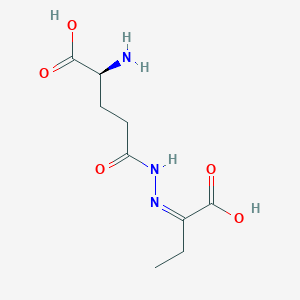 molecular formula C9H15N3O5 B1241935 Akbaggh CAS No. 52085-78-6