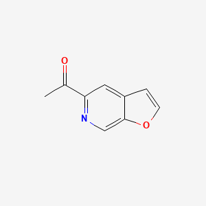molecular formula C9H7NO2 B1241938 1-(Furo[2,3-c]pyridin-5-yl)ethanone 