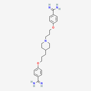 molecular formula C25H35N5O2 B1241941 T-2307 free base CAS No. 873546-31-7