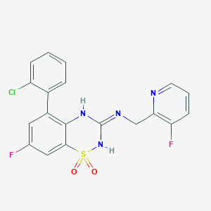molecular formula C19H13ClF2N4O2S B12419411 MrgprX2 antagonist-5 CAS No. 2527815-74-1