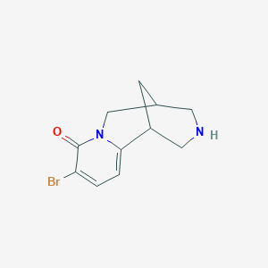 molecular formula C11H13BrN2O B1241942 3-Br-cytisine 