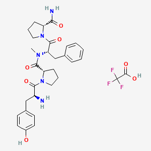 molecular formula C31H38F3N5O7 B12419438 PL-017 (Tfa) 