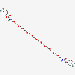 molecular formula C42H76N2O15 B12419450 Tco-peg11-tco 