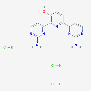molecular formula C13H14Cl3N7O B12419452 Avotaciclib trihydrochloride CAS No. 1983984-01-5