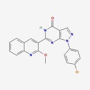 molecular formula C21H14BrN5O2 B12419456 Pde5-IN-3 