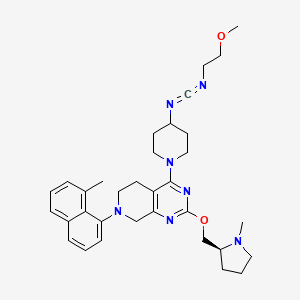 molecular formula C33H43N7O2 B12419470 KRAS G12D inhibitor 9 