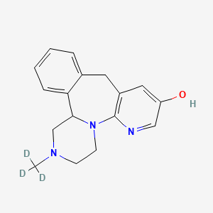 molecular formula C17H19N3O B12419483 8-Hydroxy Mirtazapine-d3 