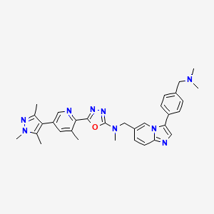 molecular formula C32H35N9O B12419499 AZ14145845 
