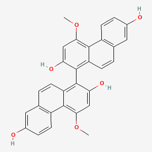 molecular formula C30H22O6 B1241955 Cirrhopetalanthin 