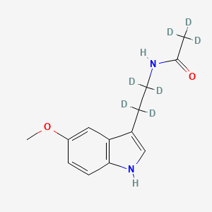 molecular formula C13H16N2O2 B12419567 Melatonin-d7 