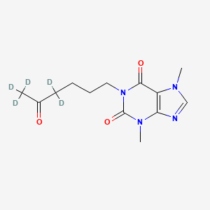 molecular formula C13H18N4O3 B12419574 Pentoxifylline-d5 