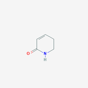 molecular formula C5H7NO B124196 2(1H)-Pyridone, 5,6-dihydro- CAS No. 6052-73-9