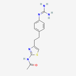 2-(Acetylamino)-4-(4-guanidinophenethyl)thiazole