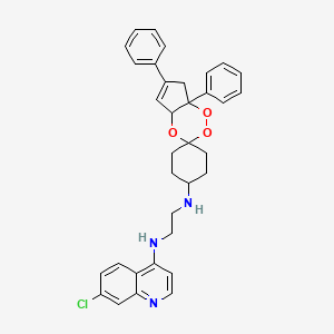 molecular formula C34H34ClN3O3 B1241973 Unii-P9Q36P2V0J CAS No. 324761-13-9