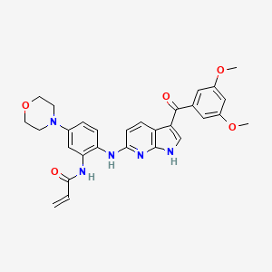 molecular formula C29H29N5O5 B12419731 Fgfr4-IN-11 