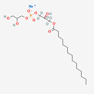 molecular formula C21H42NaO9P B12419735 15:0 Lyso PG-d5 