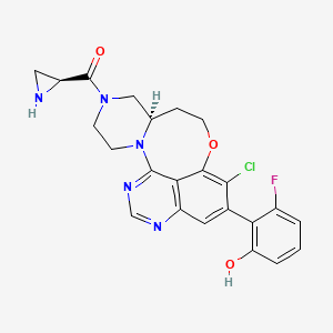 molecular formula C23H21ClFN5O3 B12419739 KRAS G12D inhibitor 12 