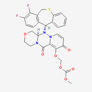 molecular formula C27H23F2N3O7S B12419758 Cap-dependent endonuclease-IN-4 